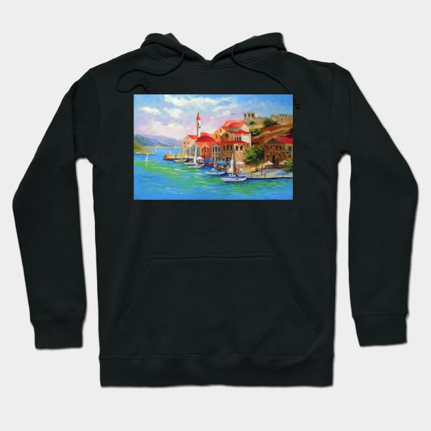 Sunny coast Hoodie by OLHADARCHUKART